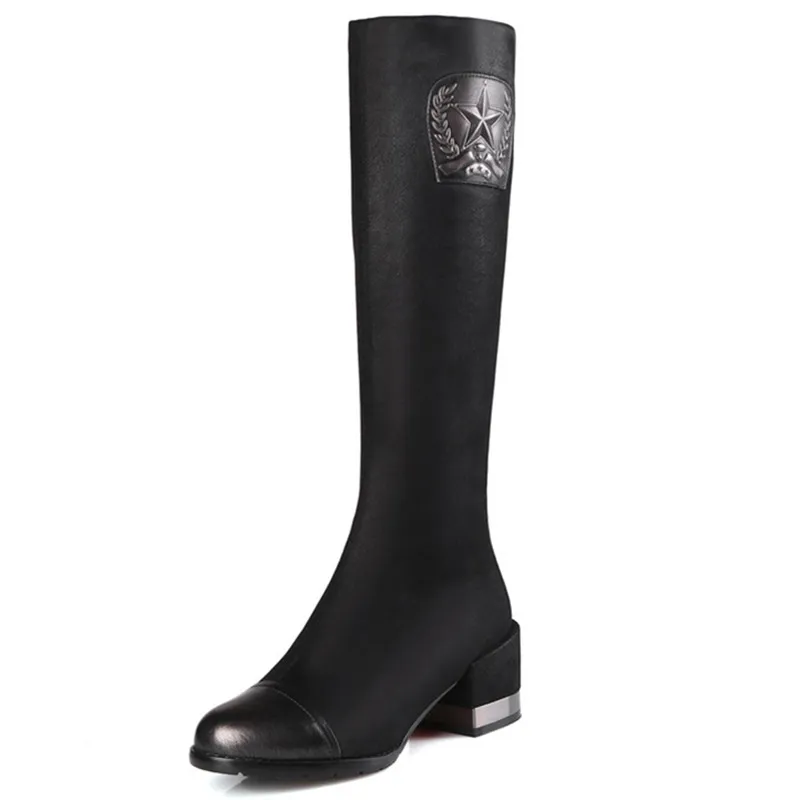 

LOVEXSS Woman Autumn Winter Platform Ankle Boots Fashion Plus Size 34 40 Martin Boots Black Red High Heeled Shoes 2018