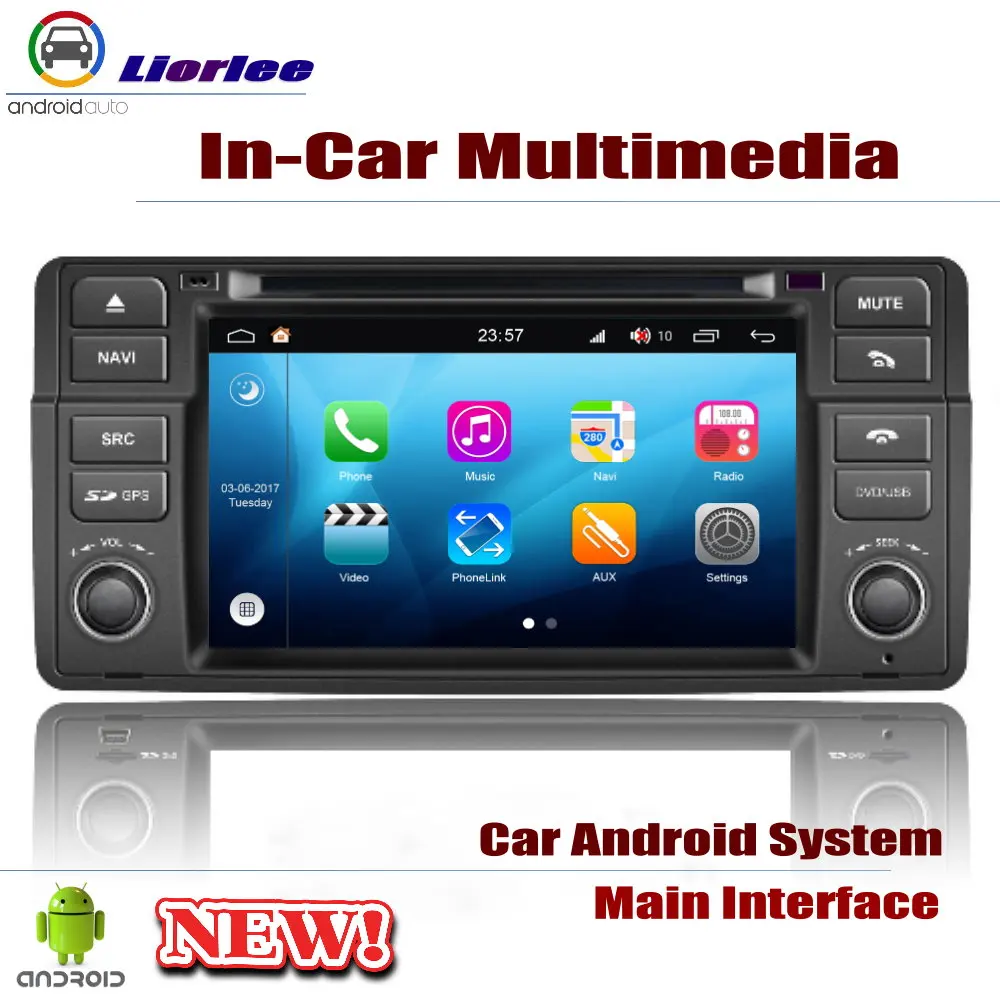 Sale Auto DVD Player GPS Navigation For BMW E46 M3 2000-2006 Car Android Multimedia System HD Screen Radio Stereo Head Unit 1