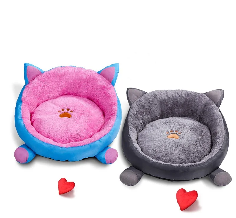 

Cute Soft Fleece Detachable Teddy Small Dog Beds Pet Mat Small Dog Puppy Kennel House for Cats Sleeping Bag Bed