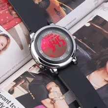 Женские часы из нержавеющей стали модные кожаные Наручные часы удобные силиконовые ленты Женские часы
