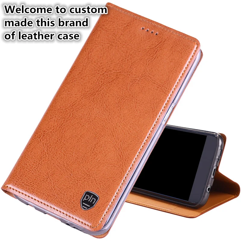 JC01 Genuine Leather Stand Flip Cover For Samsung Galaxy Note