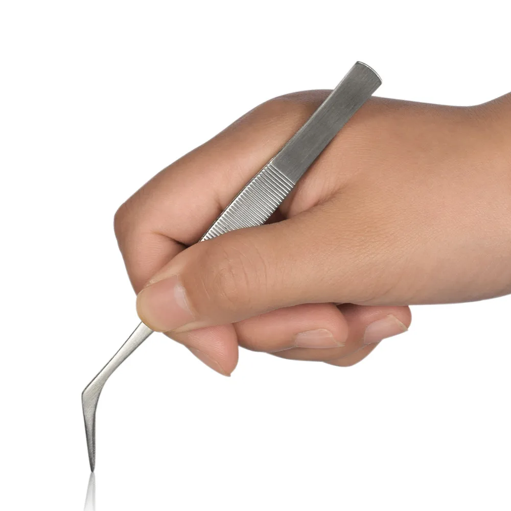 Пинцет из нержавеющей стали для удаления ресниц и бровей Pincet Pinzas Cejas Pince A Epiler Sourcil Sobrancelhas Ferramentas Slant