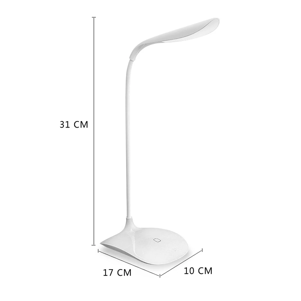 led desk lamp size