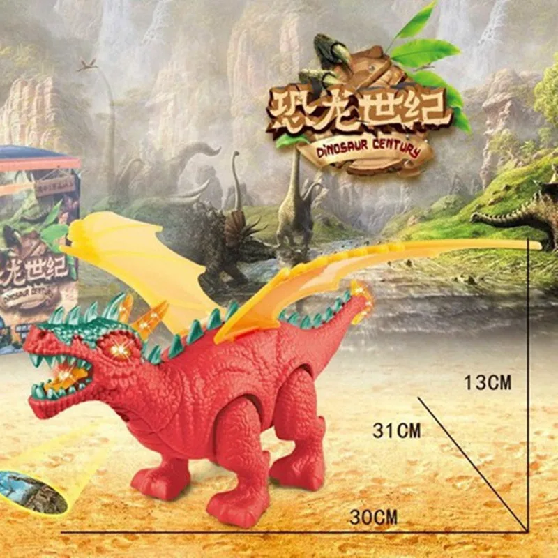 

Electronic Dinosaur Model Toy Lay Eggs fly Dinosaur Realistic Dinosaur Voice with Light Projection toys for boys chidren gifts