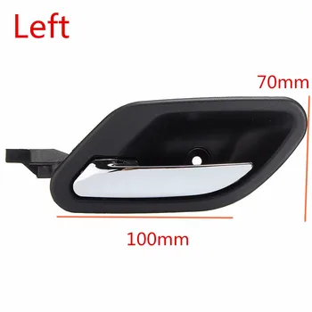

Black Inside Interior Chrome Door Handle Trim Front Left Side Rear For BMW E38 E39 5/7 Series 51218226049