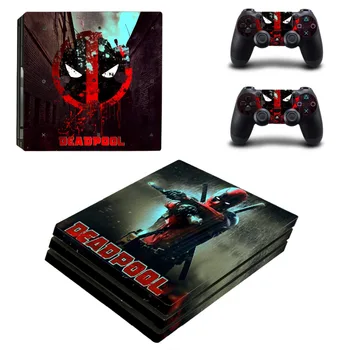 

PS4 Pro Skin Sticker Decal For PlayStation 4 Pro Console and 2 Controllers PS4 Pro Skins Stickers Vinyl - Deadpool