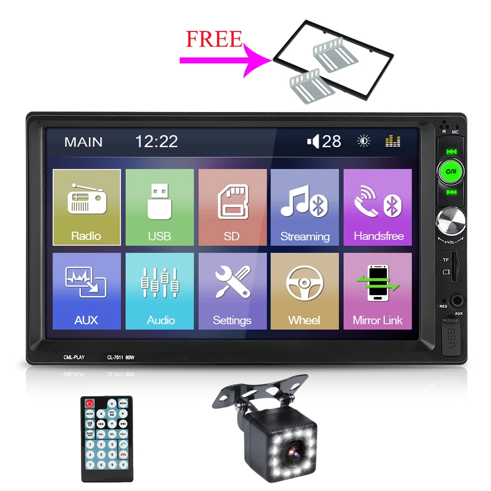 2 din автомобильное радио 7 &quotHD Авторадио Мультимедиа MP5 плеер Bluetooth 2din