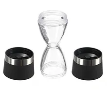 PHFU Dual Moler 2 En 1 Pimienta Sal Especias Condimentos Precisión Amoladora Molino de Grano Grueso A Fino