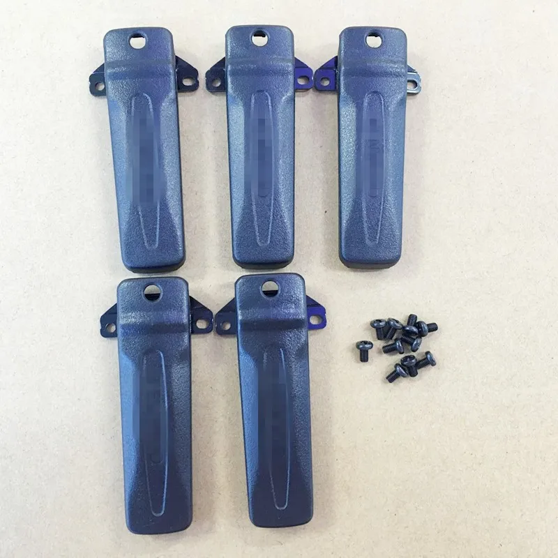 Clipe de Cinto com Parafusos para Kenwood Honghuismart Lote Novo Tk3207 Tk2207 Tk3207g Tk2207g Tk3307 Tk3317 Etc Walkie Talkie 5 Pçs - 1 cinto com parafusos para kenwood tk3207, tk2207,