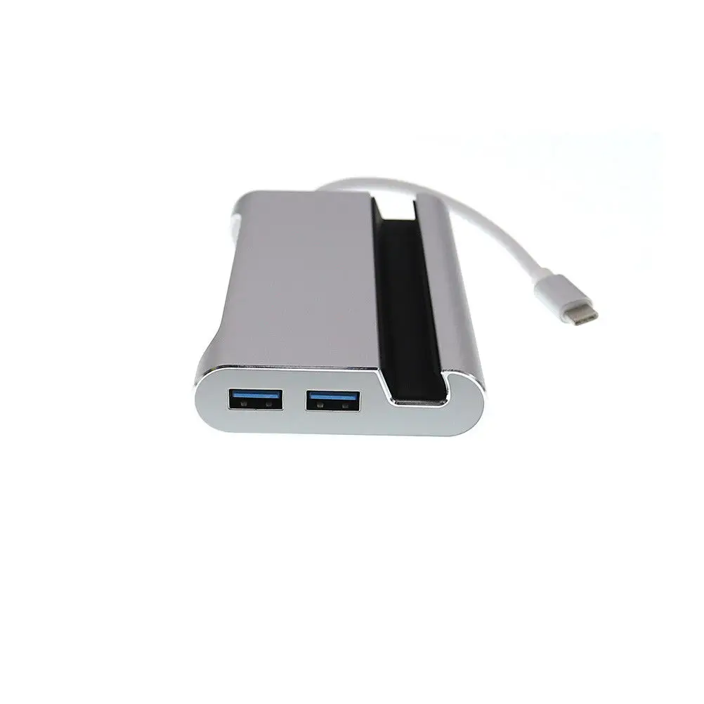 Hot-7In1 Usb C до 4K Hdmi Vga Rj45 Ethernet Usb 3,1 порт type C зарядный адаптер концентратор