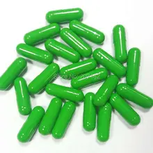 10000 шт./упак.) 00# вместе с лучшее качество полный фруктовый зеленый жесткий желатин пустая капсула- зеленый/Зеленый цвет