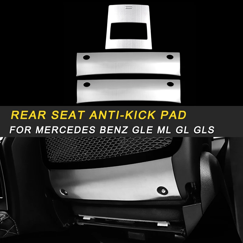 

For Mercedes Benz GLE ML GL GLS Accessories Car Care Rear Seat Back Protector Cover Anti-Kick Mat Pad Auto