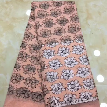 

Elegant party dress material African mesh cloth French net lace fabric PDN123(5yards/lot) many color