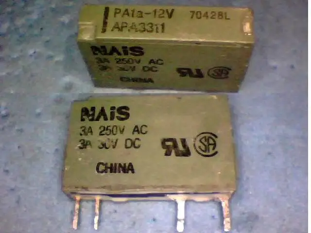 Реле PA1a 12V|relay plug|relay 12vrelay spdt |