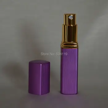 

5ml Refillable Portable Mini perfume bottle &Traveler Aluminum Spray Atomizer Empty Parfum bottle
