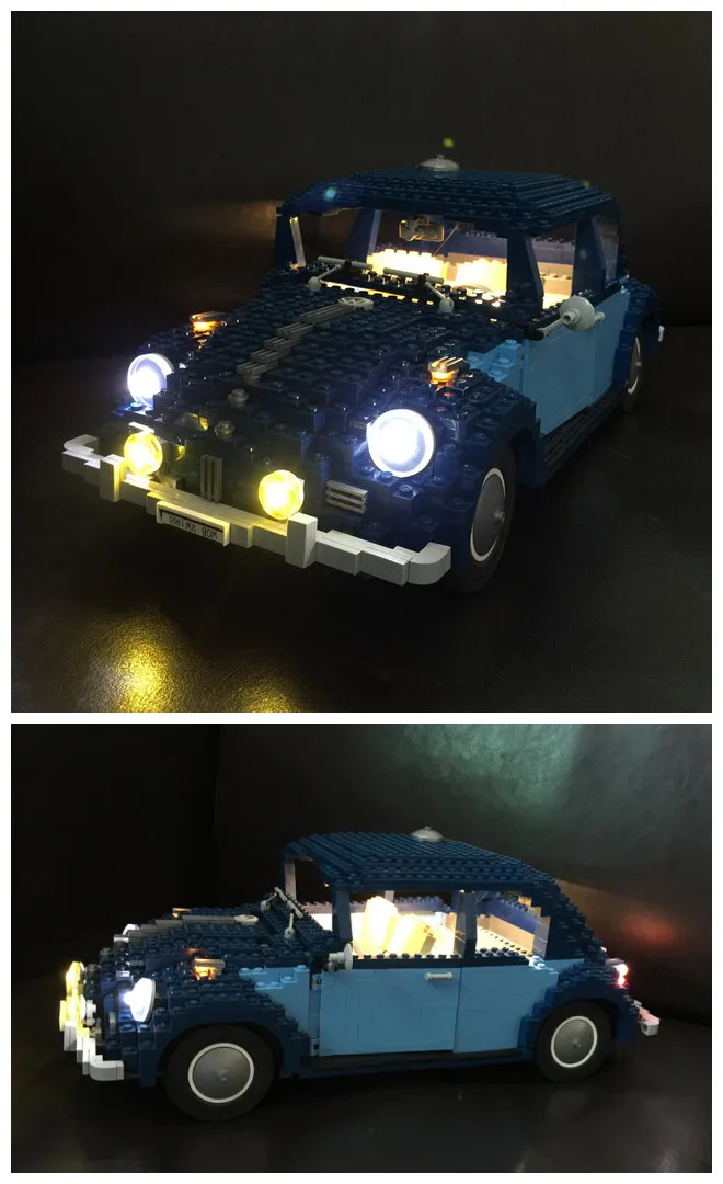 

LED light up kit for lego 10187 and 21014 Creator series The Ultimate Beetle model (car Blocks Set not included)