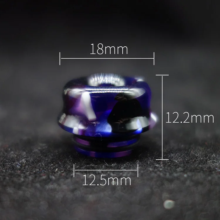 

1pcs drip tip 810 short wide bore epoxy resin mouthpiece for venus rda bonza rda vape tank