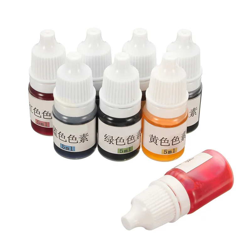 

8 Color 5ml Handmade Soap Bath Bomb Pigment Colorant for Soap Making Must Have Soap Base Christmas Wedding Gift DIY Soap Set