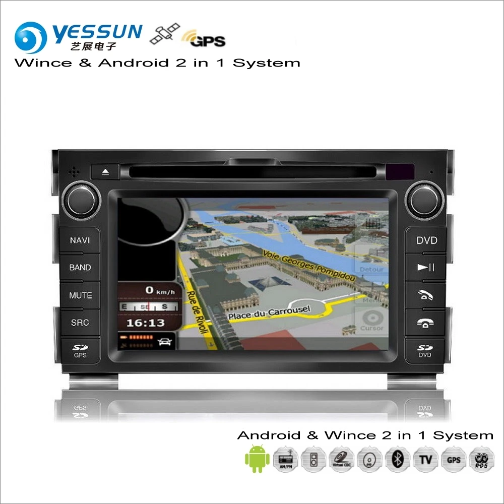 

YESSUN For KIA Ceed / Venga 2009~2016 - Car Android Navigation Radio CD DVD Navi Map Audio Stereo Video GPS Player Screen System