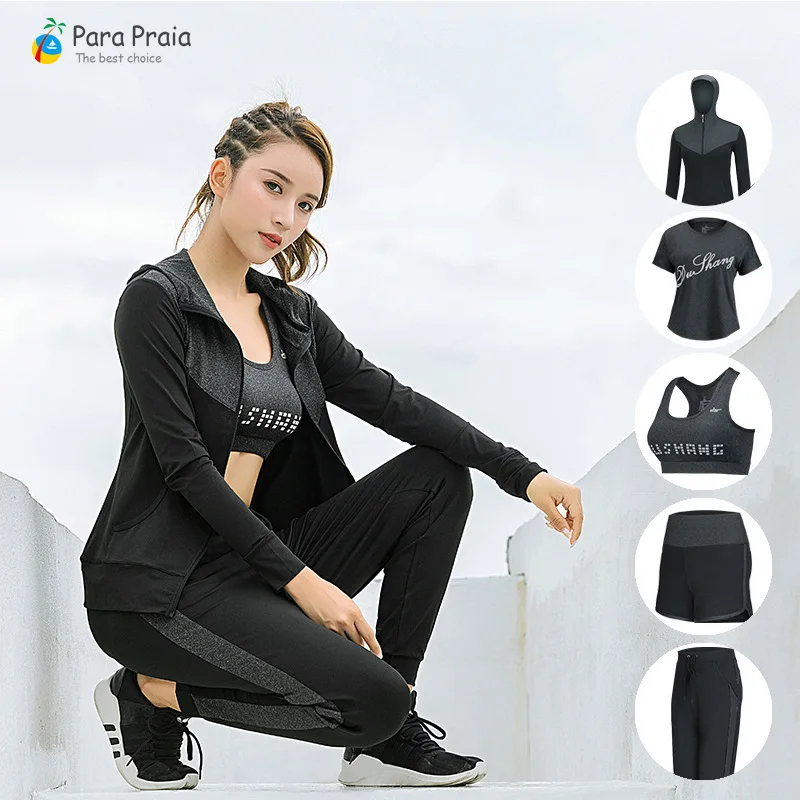 

2019 New Gym Woman Sportswear for Women Sports Bra Fitness Clothing Tracksuit for Women Workout 2019 New Yoga Set Jogging Wear