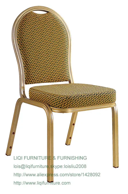

wholesale quality strong modern aluminum stacking hotel event chairs LQ-L214