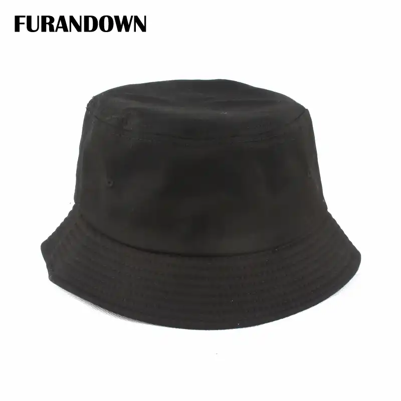 black womens bucket hat