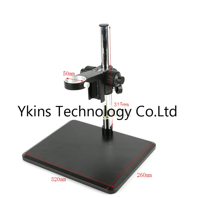 

10A Big table stand Adjustable with 50mm Ring Holder For Lab Industry Microscope Camera with Arm support