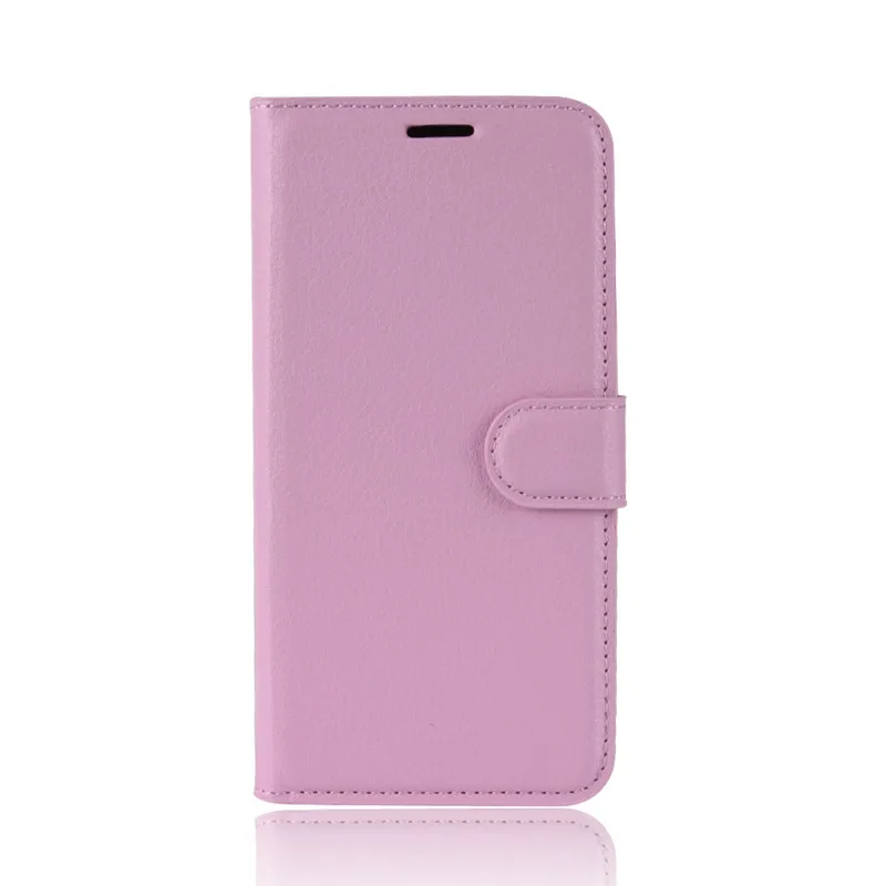 Для ALCATEL 1S Чехол ALCATEL 1C Чехол Флип Роскошный чехол для телефона из искусственной кожи для ALCATEL 1X2019 с отпечатком пальца чехол - Цвет: Pink