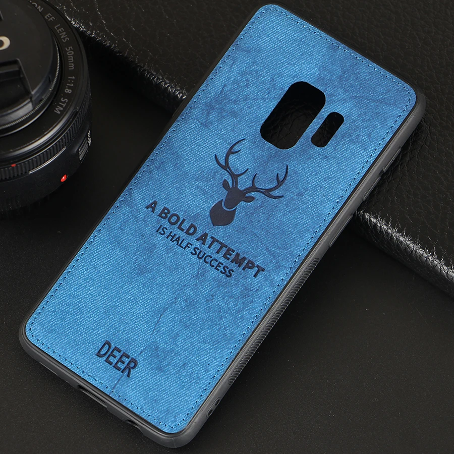 

For Samsung Galaxy S9 S8 Plus Fashion deer Cloth Phone Case For Samsung Galaxy Note 9 8 Note9 Shockproof Protector Case cover