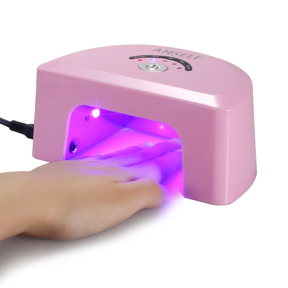 ANSELF 12W Nail Art Dryer Infrared Auto Sensor Gel Polish Curing UV Lamp Nail Manicure