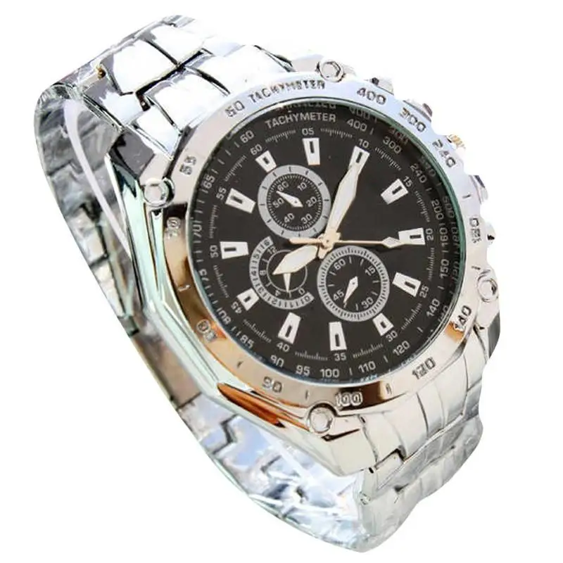 

New Luxury Brand Business Watches Men Quartz Fashion Casual Male Sports Watch Full Steel Military Watches Relogio Masculino #D