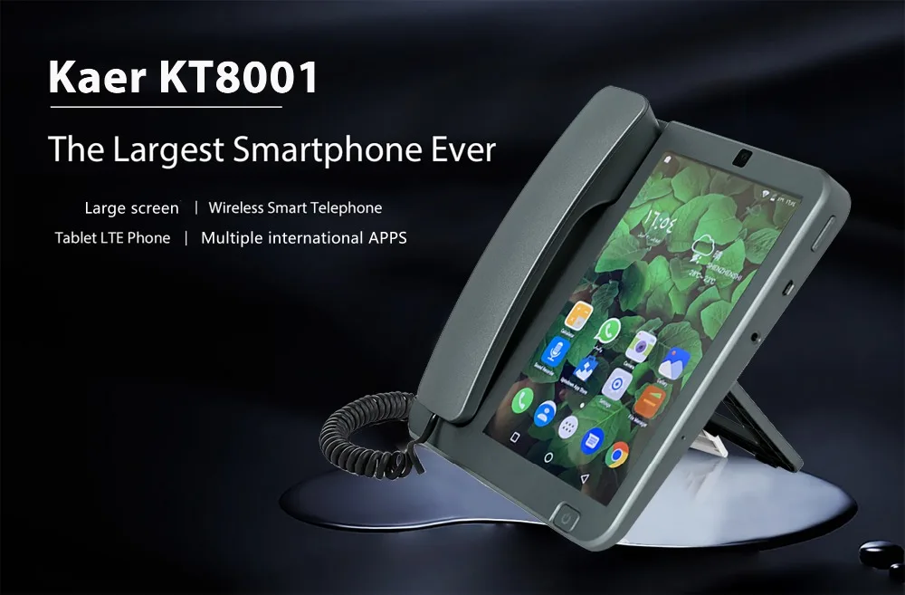 Smart LTE WiFi беспроводной стационарный 8 дюймов 4G SIM телефон Android 6,0 видеотелефон glob Универсальный видео пульт дистанционного управления Телефон