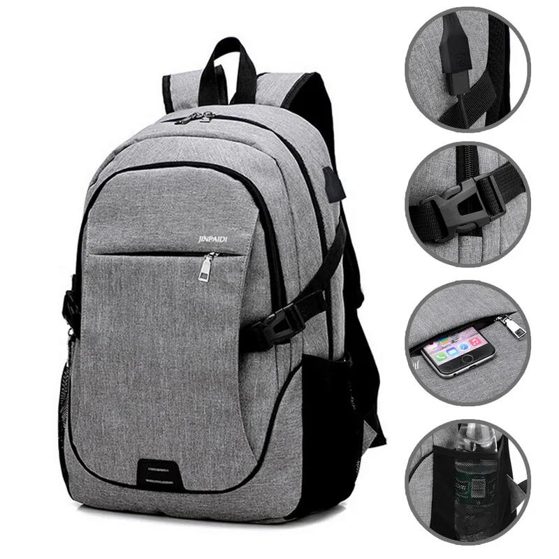 LOOZYKIT мужской рюкзак сумка бренд 15,6 дюймов ноутбук Mochila водонепроницаемый мужской рюкзак школьный рюкзак 32*18*48 см