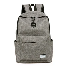 Men Backpack School Bags Girls Boy Unisex Casual SchoolBag Rucksack Daypack Canvas Laptop Backpacks Usb WoMen Book Bags 2019 women men school bags canvas backpacks for teenager girl boy casual travel exo bags mochila school book bags laptop rucksack