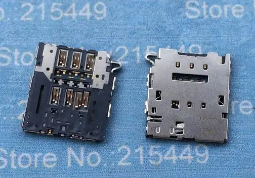 

10pcs to 100pcs new micro sim card holder socket connector for Samsung Galaxy S6 Edge G925F G925A G925T