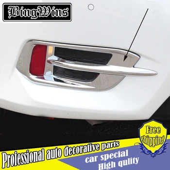 

Car Styling ABS Chrome Trim front and Rear Fog Light rear Lamp Cover trim For Honda civic 2016 car cover Decoration Accessories