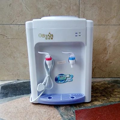

Desktop Cold and Hot Drink Machine Electric Cooling Icy Water Dispenser Cooler Drinking Faucet Tool Press Water Pumping Device