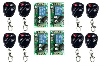 

2016 RF Wireless Remote Control Switch System electric garage door /window Control DC12V 1CH 8 transmitter &4 receiver