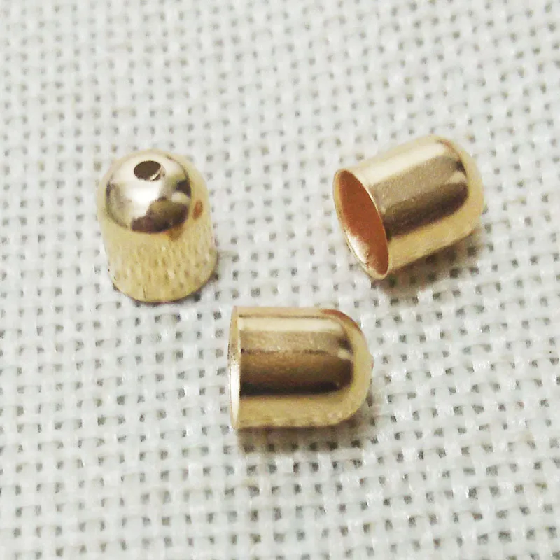 tassel caps necklace tassels leather cord color rope end crimps ends