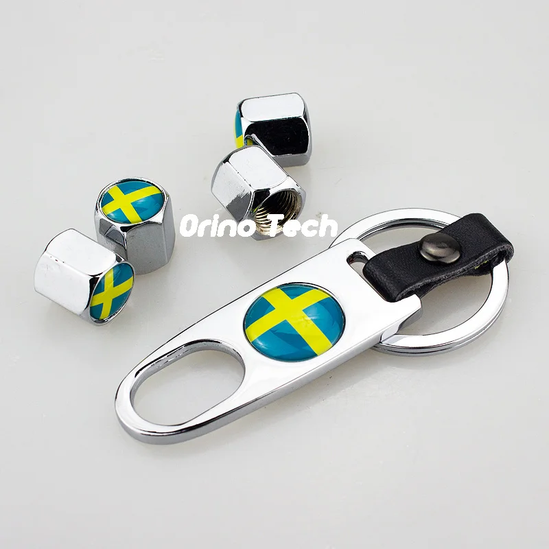 Sweden Flag Valve Cap-1