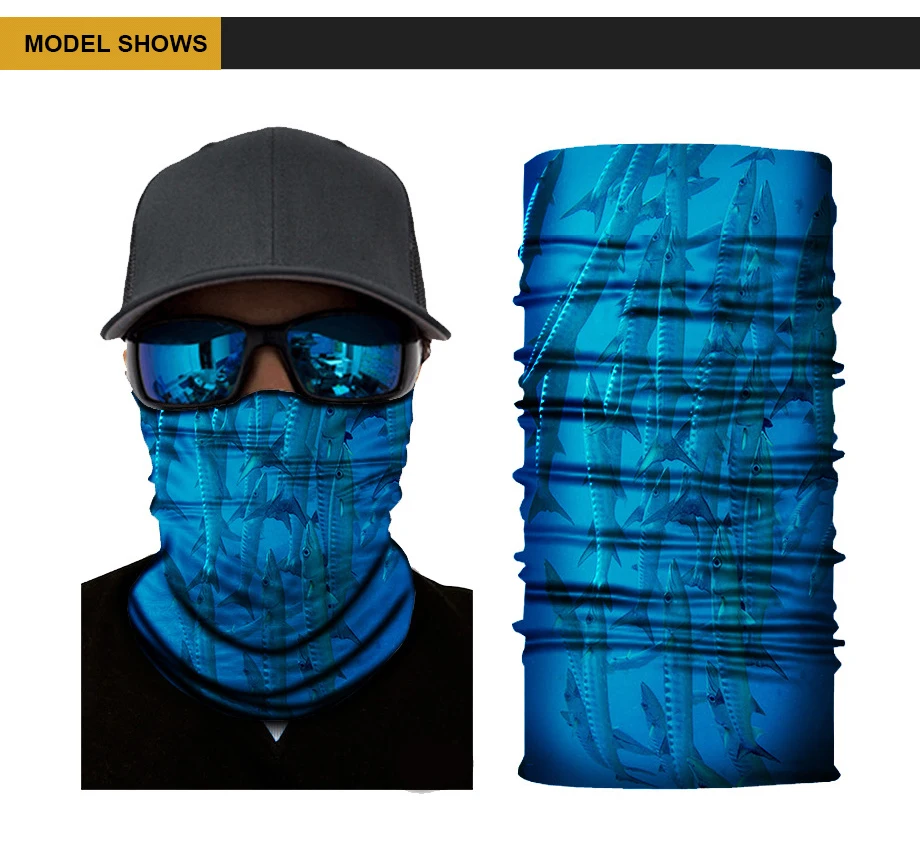 Motorcycle Shield Mask Hiking Riding Micro Fiber Multifunction Skull Magic Mask Seamless For Men Windproof Pirate Cap_01 (6)