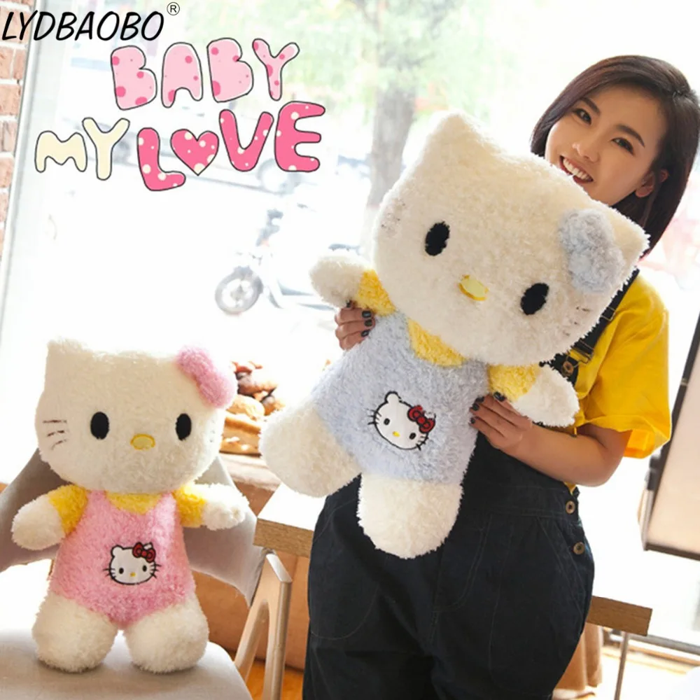 

1pc Kawaii Hello Kitty Soft Pillow Baby Cute Cartoon KT Cat Animal Stuffed Plush Infant Appease Doll Kid Figure Toy Girl's Gifts