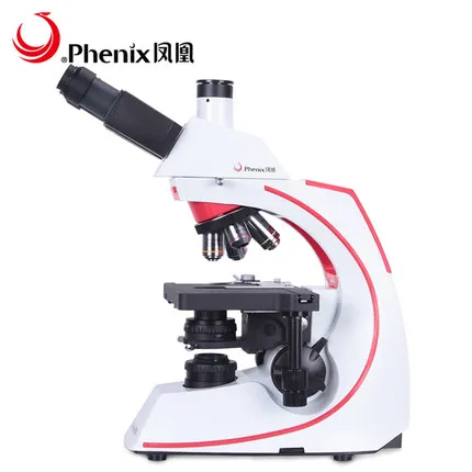

Phenix Professional Microscopi 40X-1600X Kolher Light Trinocular Microscope with fluorescent/ Dark Field/Polarized Optional