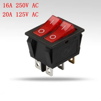 

2PCS/lot (Double red and green with lights 2 files 6 feet) rice / hot pot electric billet heater oil tanker switch
