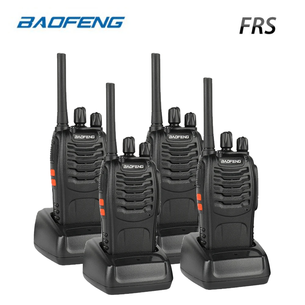 4 шт. Baofeng BF 88A FRS Walkie Talkie 0 5 Вт UHF 16 CH 462 467 MHz Handheld Ham Two way Radio Upgrade версия 888s для