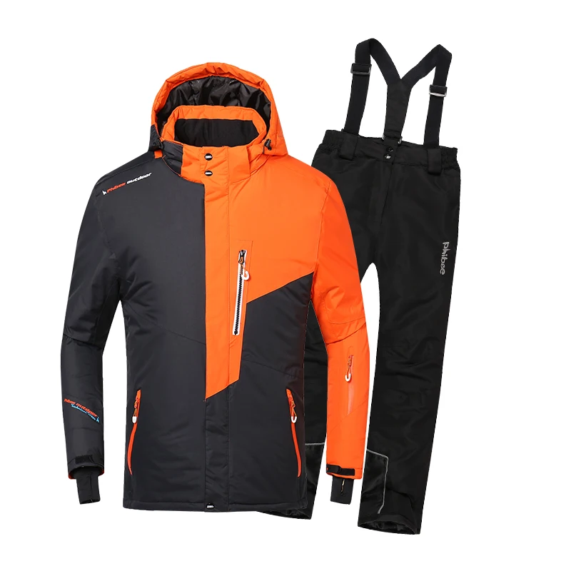 

Dollplus 2019 Winter Outdoor Sport Suit for Boys Ski Clothes Windproof Waterproof Kids Snowboard Snow Skiing Jacket Pants Set