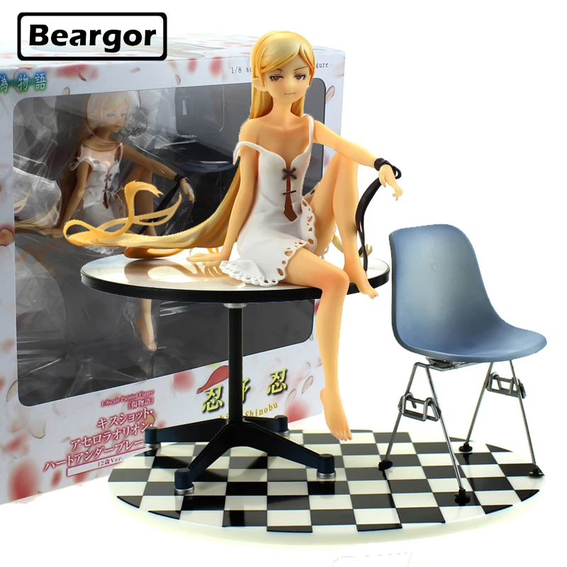 

7.5" Bakemonogatari Oshino Shinobu 12 Years Ver. 1/8 Scale Boxed 19cm PVC Action Figure Collection Model Doll Toys Gift