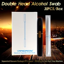 1 תיבת 30 PCS IQOS אלכוהול ספוגית טושי נקי כלי כפול ראש כותנה IQOS ניקוי מקל עבור IQOS 2.4 בתוספת ליל/LTN/סלק/GLO דוד(China)