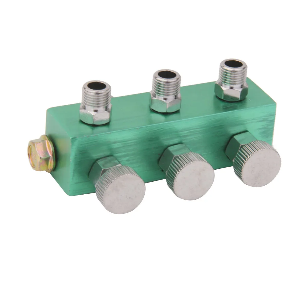 3-Way воздушный шланг для аэрографа Splitter 1/4 ''до 1/8'' случайный цвет