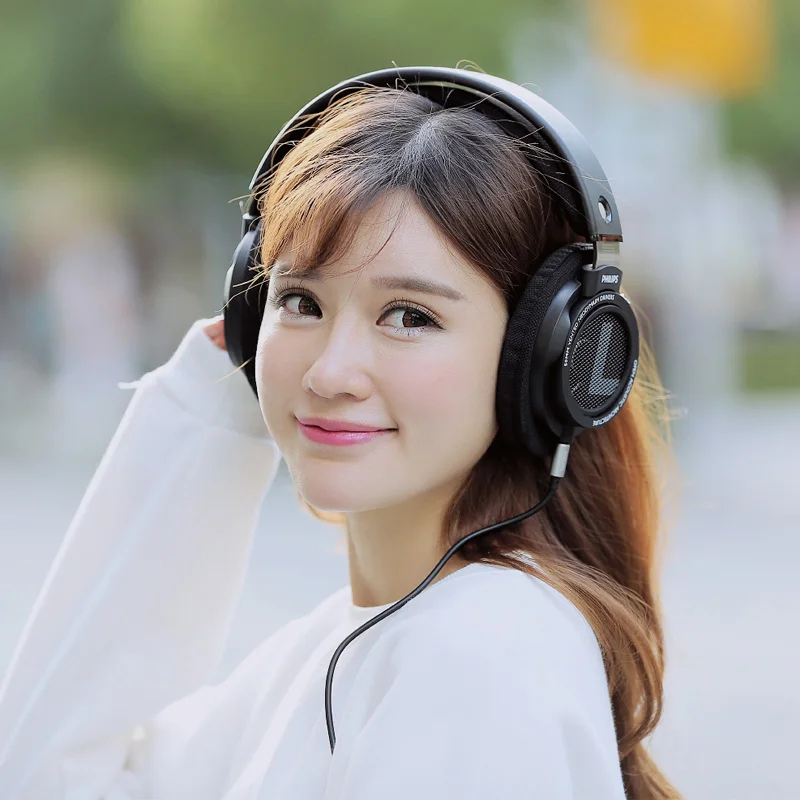 Профессиональные наушники Philips SHP9500 с активным шумоподавлением, 3 метра, гарнитура для Xiaomi, MP3, официальный тест